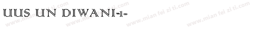 UUS UN DIWANI_1字体转换